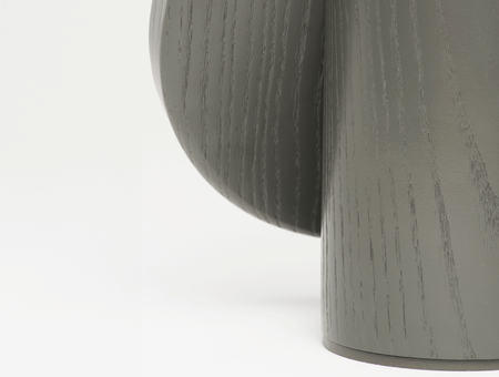 ClearVision Miroir en verre clair Woodturn, tre product, gris