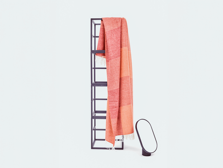 Blend Throw merino wool, tre product, red, white