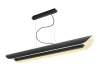 Linear Pendant Lamp Apolin 2, KASPA, black