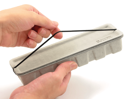 Eco-friendly Pulp Midori pencil case, Grey