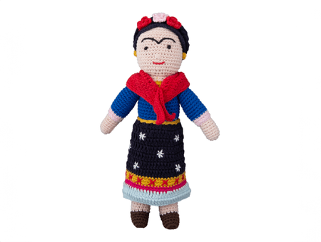 Handmade doll, Global Affairs, Frida Kahlo