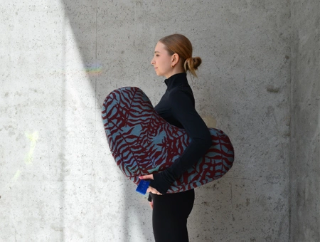 Meditationskissen Heart, outdoor, Wise Habit, jungle green