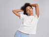 Now Organic cotton T-shirt, Mudita, femmes, blanc