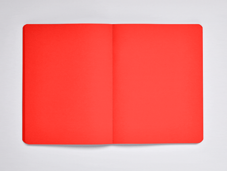 Nuuna Not White L Light notebook, Red