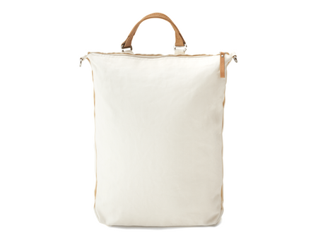 Sac à dos écologique Zip Pack QWSTION, bananatex® Natural White