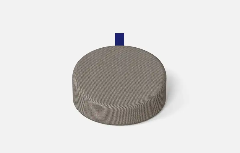 Poduszka do medytacji Round, outdoor, Wise Habit, dark grey